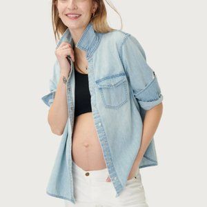 NWT Hatch The Denim Maternity Shirt